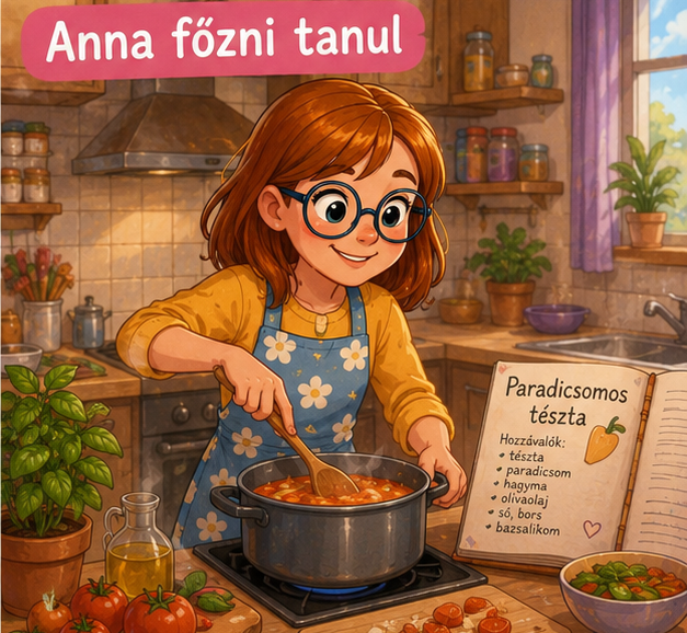 Anna főzni tanul