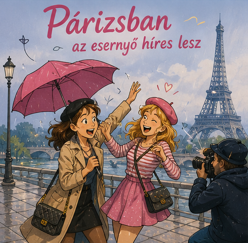 Párizsban az esernyő híres lesz