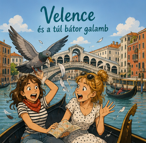 Velence és a túl bátor galamb
